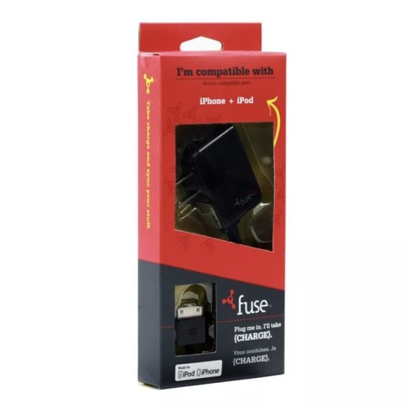 NEW SEALED Fuse 5 ft. iPhone/iPod USB Wall Charger - Picture 2 of 4